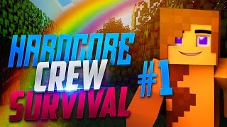 Minecraft  Hardcore Crew Survival  quotSo Many Mobsquot Episode 1 [upl. by Vassili96]