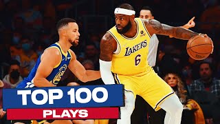 Top 100 NBA Plays of 2021 🔥 [upl. by Aihsenek]