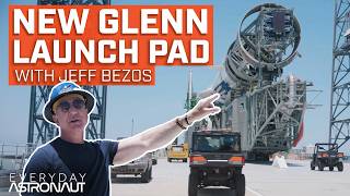 First Ever Tour Of Blue Origins Massive New Glenn Launch Pad w Jeff Bezos [upl. by Molton736]