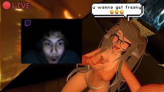 Trolling STREAMERS on VRChat with a Girl Voice [upl. by Viradis571]