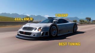 MercedesBenz CLK GTR tune 1368HP Top speed 450KMH [upl. by Verile]