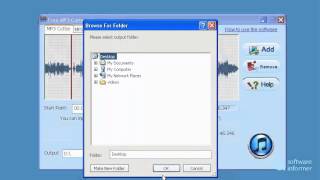 Free MP3 Cutter Joiner video tutorial [upl. by Anoirb785]