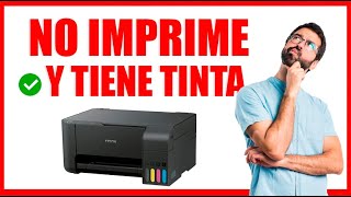 IMPRESORA EPSON NO IMPRIME Y TIENE TINTA [upl. by Devon]