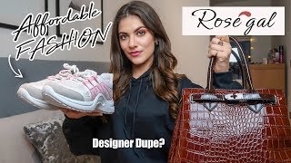 ROSEGAL HAUL  AFFORDABLE FASHION AND DESIGNER DUPES [upl. by Guyer]