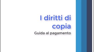 Pagamenti Telematici pagamento diritti di copia tramite portale VISURA  Parte 3 [upl. by Haslett]