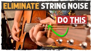 MUTE Guitar Strings While Strumming amp ELIMINATE Unwanted Notes [upl. by Zetneuq739]