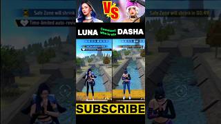 Luna Vs Dasha Speed Ability Test  freefire shorts [upl. by Fannie]