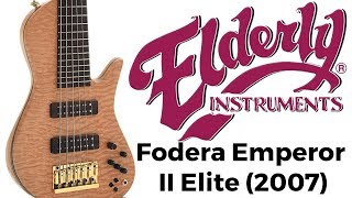 Fodera Emperor II Elite 2007  Elderly Instruments [upl. by Atiroc]