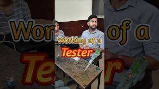 Working of a tester sciencegurushivam experiment scienceguru ytshorts education [upl. by Reffinej]