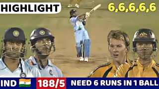 INDIA VS AUSTRALIA T20 WORLD CUP 2007  FULL MATCH HIGHLIGHTS  MOST THRILLING MATCH EVER🔥😱 [upl. by Ocicnarf]