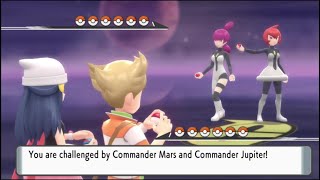 Pokémon Brilliant DiamondShining Pearl  Mars amp Jupiter Multi Battle [upl. by Newfeld722]