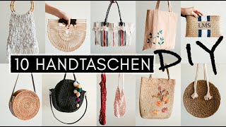 10 selbstgemachte DIY Handtaschen [upl. by Elfreda]