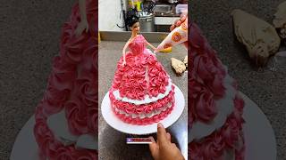 New Barbie Doll Cake Design 💃shortvideo barbiecake dollcake youtubeshorts birthdaycake cake [upl. by Aisac966]