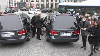 Obsèques des frères Bogdanoff à léglise de la Madeleine à Paris [upl. by Sukramal]