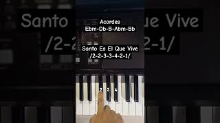 Santo Es El Que Vive Intro Piano intro piano tutorial music [upl. by Aizitel]