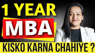 All About One Year MBA ✅  Top Colleges Offering 1 Year MBA Program  Placements After 1 Year MBA🤔 [upl. by Ever610]