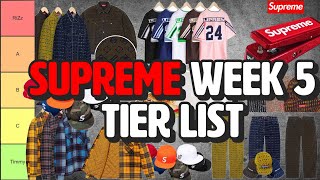 SUPREME Week 5 Tier List [upl. by Womack]