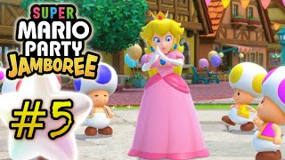 Super Mario Party Jamboree 5 PEACHS FREIZEITSPAß IST BETRUG [upl. by Eatnuahc]