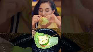 Anupama Keto burger recipe 😱 viralfood shorts [upl. by Magdaia]