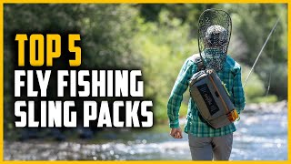 Best Fly Fishing Sling Pack 2024  Top 5 Fishing Sling Pack Review [upl. by Euqinom873]