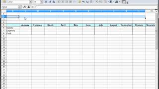 31 Libre Office  Calc Open Office  Calc Excel TutorialTabs Create multiple Sheets pt 1 [upl. by Olaznog]