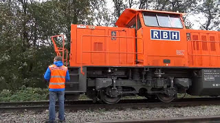 Zug entgleist in Gladbeck  Zugunglück in Gladbeck  Lok amp Waggons entgleisten nach Flankenfahrt [upl. by Kotto609]