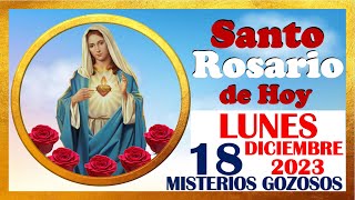 SANTO ROSARIO DE HOY LUNES 18 DE DICIEMBRE DE 2023 🌹 Misterios GOZOSOS 🌹 SANTO ROSARIO MEDITADO 🌹 [upl. by Geller892]