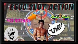 £500 Jackpot Action  🥧 Pie Factory👗 Hula Hula Nights🥊 Rocky 🛎 amp More  Bookies Slots  Part 3 [upl. by Lyns]