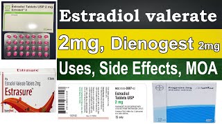 estradiol valerate tablets 2mg Dienogest tablets 2mg in hindi Uses Side Effects Dosage Pregnancy [upl. by Hama]