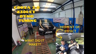 Corsa C Z20LET Dyno Tuning [upl. by Rubinstein]