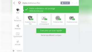 Comparatif Antivirus  Avira internet Security Suite 2019  Prise en Main [upl. by Piane]