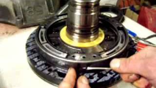 Ford AOD Transmission Oil Pump and Intermediate Piston Disassembly [upl. by Lukey]