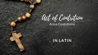 Act of Contrition in Latin [upl. by Lisbeth]