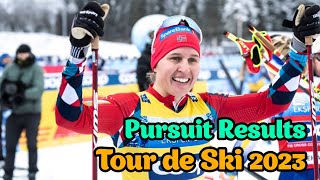 Tour De Ski 2023 Results  Pursuit Women Skiing 2023 Stage 1 Classic Style [upl. by Trutko492]