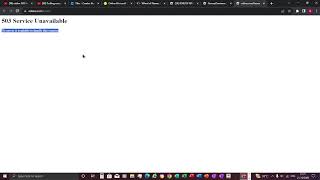 Roblox 503 Service Unavailable  21102023 [upl. by Zanas903]