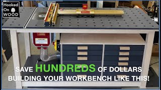 Save HUNDREDS of dollars building your workbench like this [upl. by Ogaitnas]