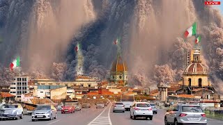 Horrible today Live footage of Mexicos Popocatépetl volcano eruption Mexico city buried in ash [upl. by Lytsirhc287]