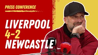 Liverpool 42 Newcastle  Jurgen Klopp Press Conference [upl. by Relyuc56]