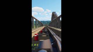 Planet Coaster 2  GhostRider Recreation POV knottsberryfarm PlanetCoaster2 GhostRider [upl. by Erminna]