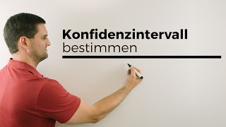 Konfidenzintervall bestimmen TEIL1 Schätzen  Mathe by Daniel Jung [upl. by Naraa]