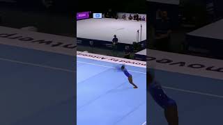 Simone Biles floor routine 2023 Gymnastics World Championship all around finals shorts 2 [upl. by Euqinue967]