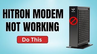 Hitron Modem Not Working quotProblem Fixedquot [upl. by Oicirbaf]