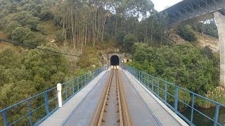 Touring Northern Spain by Rail  San Vicente de la Barquera to Llanes [upl. by Letsou]