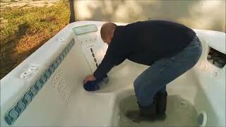 How To Drain Your Hot Tub With The Quick Drain [upl. by Abbe]