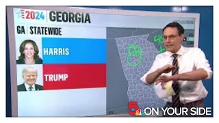 Georgia Presidential Election Analysis from Steve Kornacki [upl. by Atronna832]