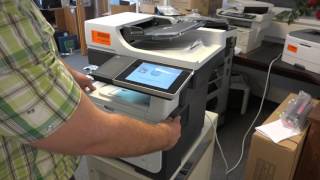 HP LaserJet 500 M525 MFP Laser Printer close look [upl. by Lawson]