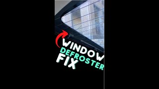 How to fix a broken defogger tab shorts [upl. by Clemence492]