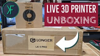 Longer LK5 Pro Live Unboxing and Build [upl. by Rolland845]