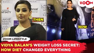 Vidya Balan’s weight loss Secrets The Bhool Bhulaiyaa 3 Star’s TRANSFORMATION without exercise [upl. by Ozner]