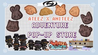 ATEEZ x ANITEEZ ADVENTURE POPUP STORE amp UNBOXING 🌊🩵  에이티즈 X 애니티즈 팝업스토어 amp 언박싱 🌊🩵 [upl. by Yila]